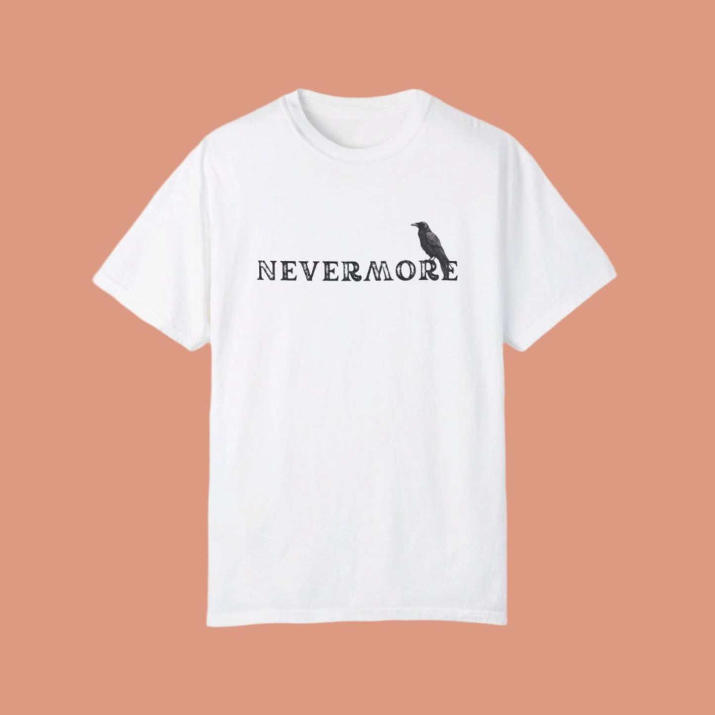 Halloween | Raven | Nevermore | Unisex Garment-Dyed T-shirt