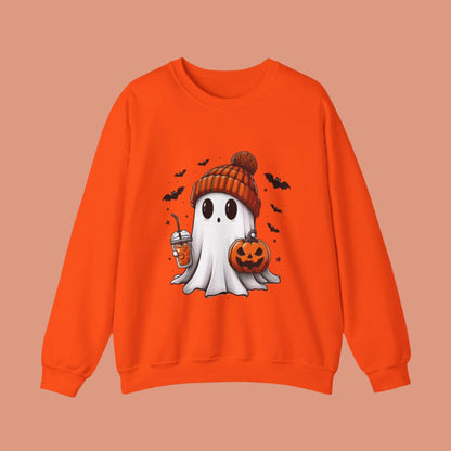 Cute Halloween Ghost | Spooky Season sweatshirt | Unisex Crewneck Sweatshirt