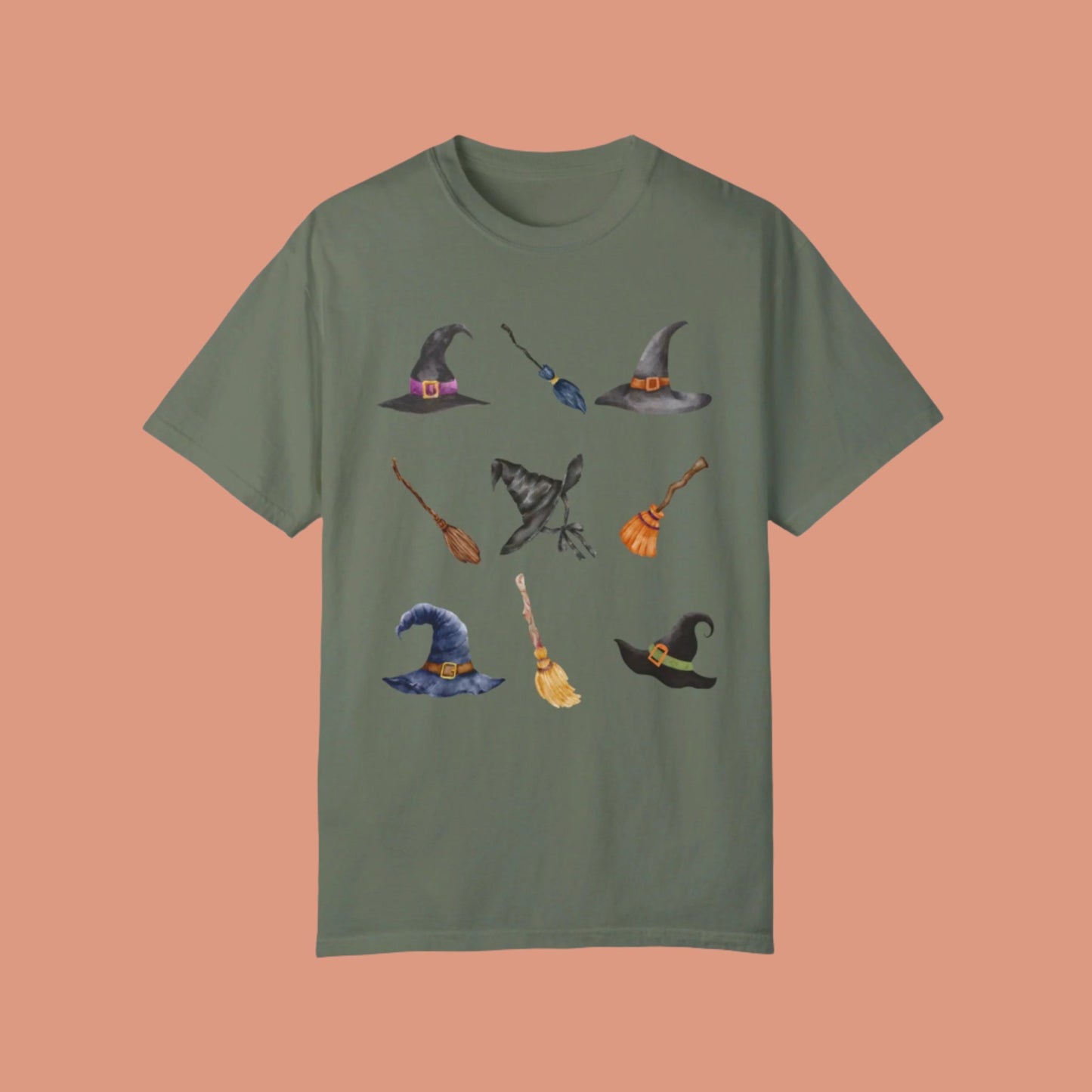 Witch Hats - Halloween - Garment-dyed T-shirt