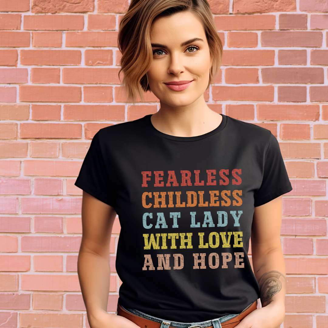 Fearless | Cat Lady | T shirt