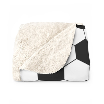 Soccer! Blanket - Velveteen or Sherpa