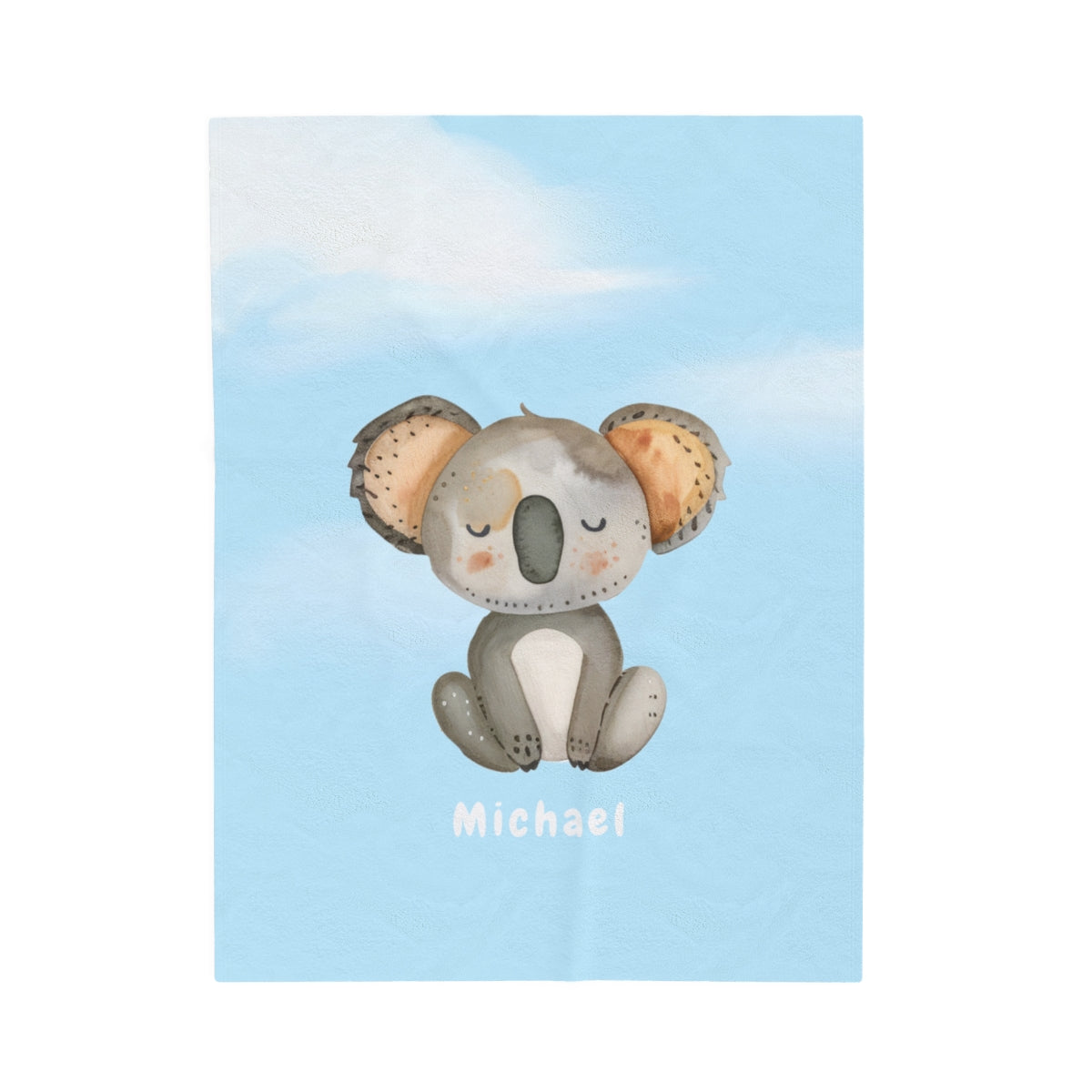 Animal | Personalized Name | Velveteen Plush Blanket ||